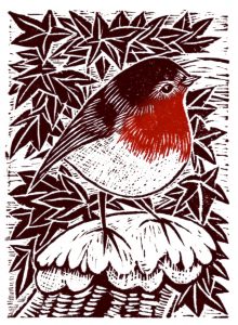 Alan Figg | ‘Robin’ | Wood engraving | 7 x 5cm