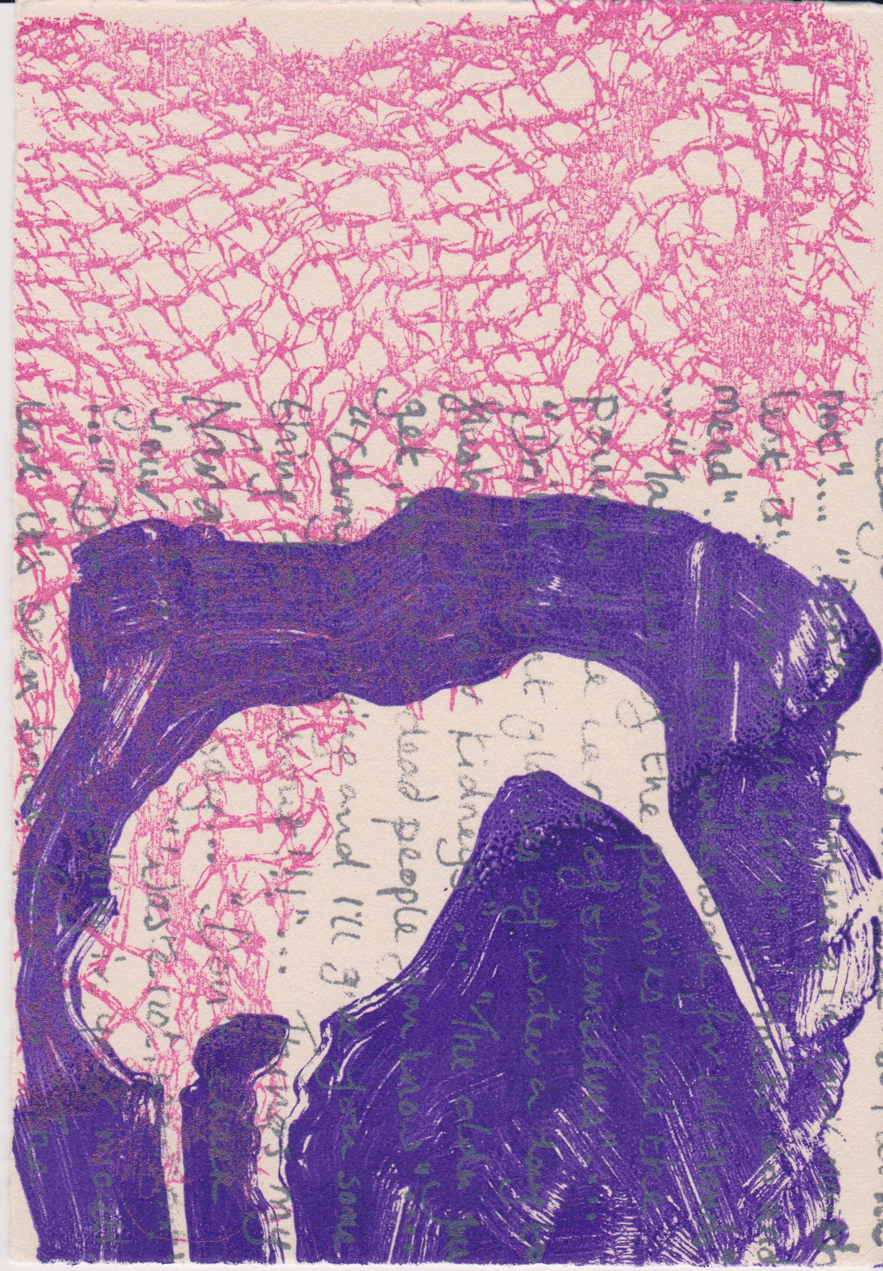 Rose Davies ‘Snipe 6’ Screenprint | Swansea Print Workshop