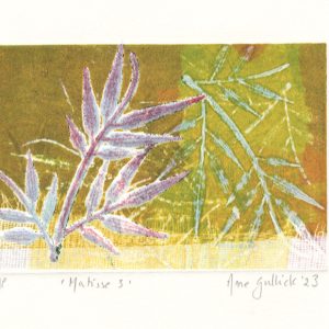 Anne Gullick 'Matisse 3' Monotype