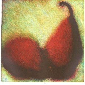 Transparent Stacked 3-colour Monotype | Vinita Voogd | Friday 6 June 2025