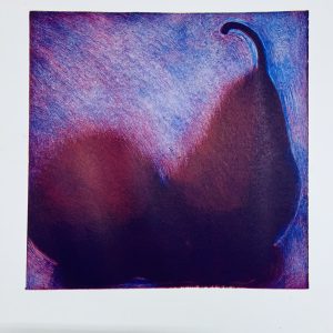 Transparent Stacked 3-colour Monotype | Vinita Voogd | Friday 6 June 2025