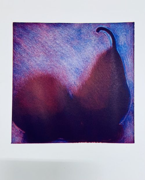Transparent Stacked 3-colour Monotype | Vinita Voogd | Friday 6 June 2025