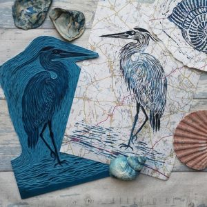 Linocut | Nathalie Stone | Sunday 13 July 2025