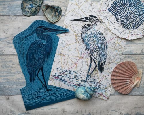 Linocut | Nathalie Stone | Sunday 13 July 2025