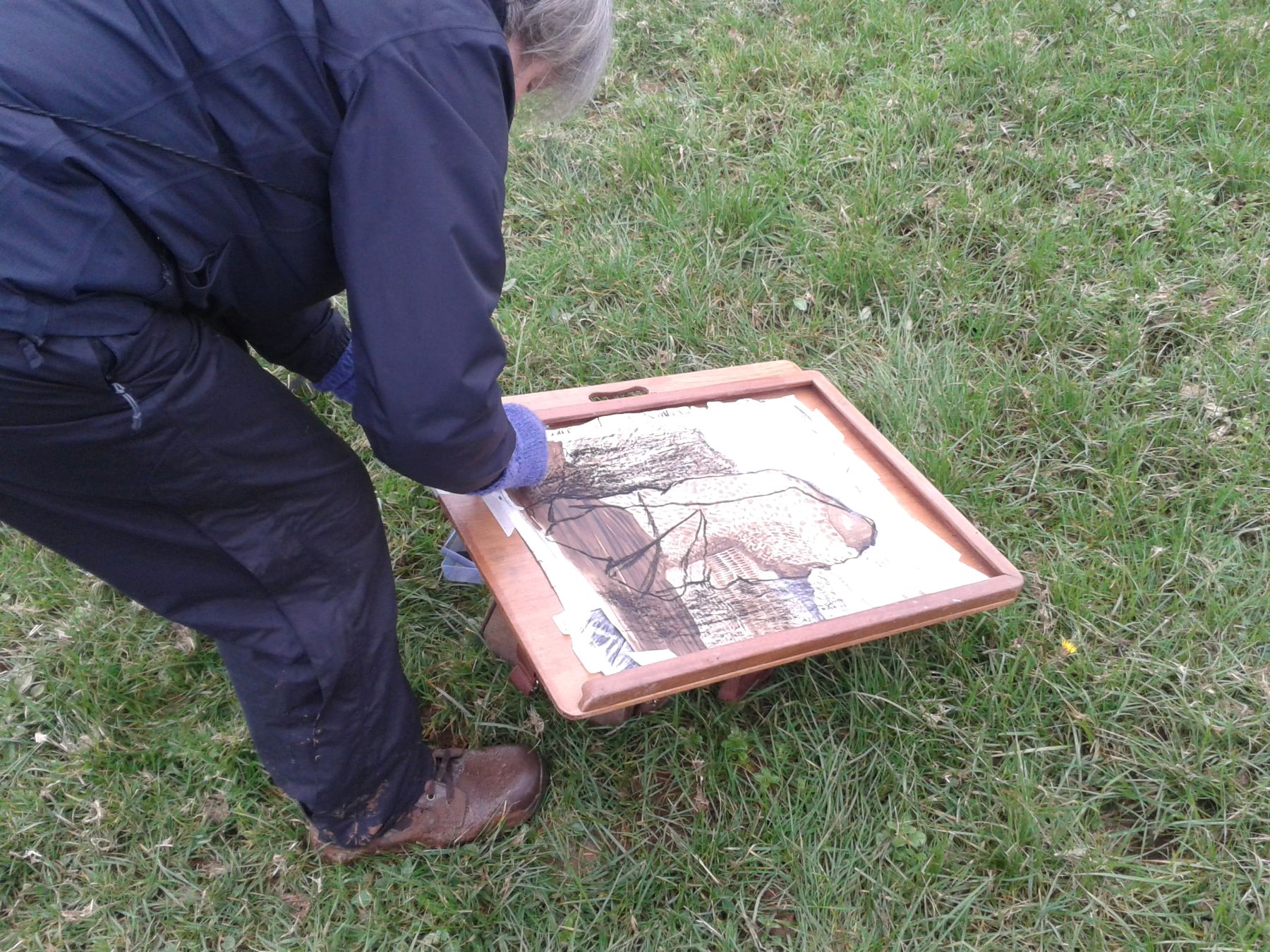 Rose Davies | "Hunting The Wild Megalith" | Linocut & Chine Collé | 28 February & 1 March 2026 - Image 2