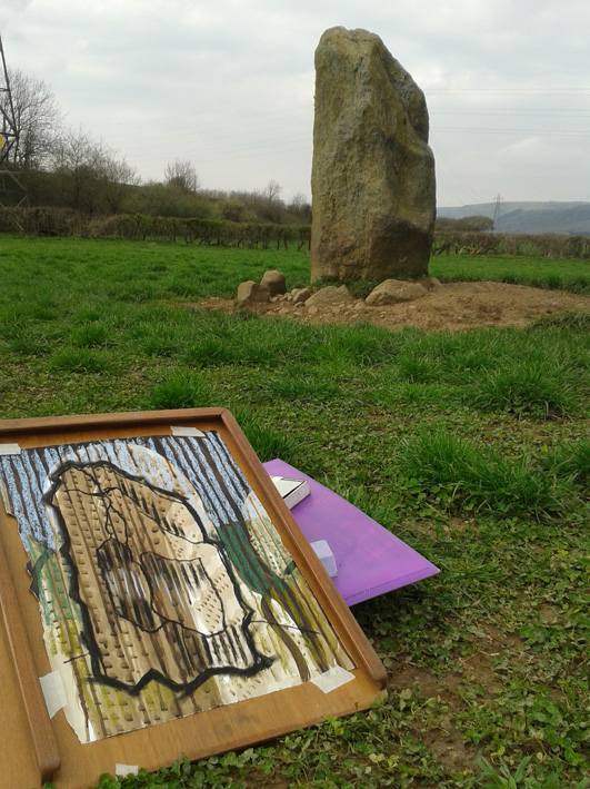 Rose Davies | "Hunting The Wild Megalith" | Linocut & Chine Collé | 28 February & 1 March 2026 - Image 5