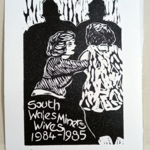 Rose Davies | Miners Wives 2 | linocut 10x15cm £75.00