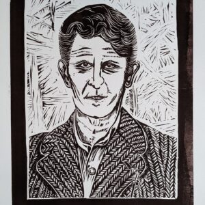 Alan Figg | Ludwig Wittgenstein *| AP | Linocut | 32.5 x 25cms | 95.00