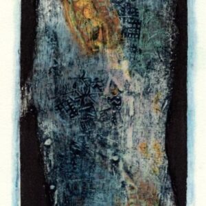 Judith Stroud Standing Stone AP Collagraph 24 x 15cm | £50