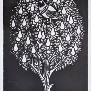 Alan Figg | Partridge in a Pear Tree AP | Linocut | | £10