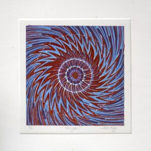 Alan Figg | Whizzer I | 5/6 | Linocut | 16x16cm | £20