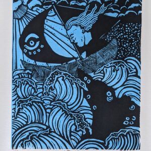Alan Williams | Blue Ged A/P | Linocut | 14x19cms | £25