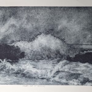 Alison Shotbolt | HALEN AR Y GWYNT | mezzotint | 20 x 30 cm | £70