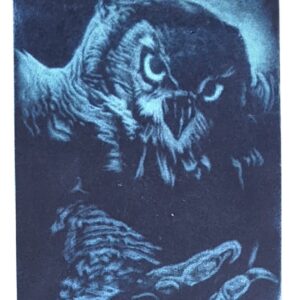 Ian Fisher | Blodeawedd 2/35 | Mezzotint 1| 13 x 6cm | £25