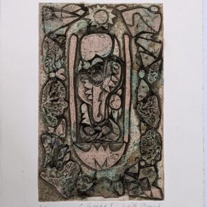 Judith Stroud | Cyfaredd 1 | Collagraph | 28 x 18 cm | £60