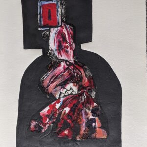 Judith Stroud | Avatar 1 | Collagraph | 40 x 18cms | £90