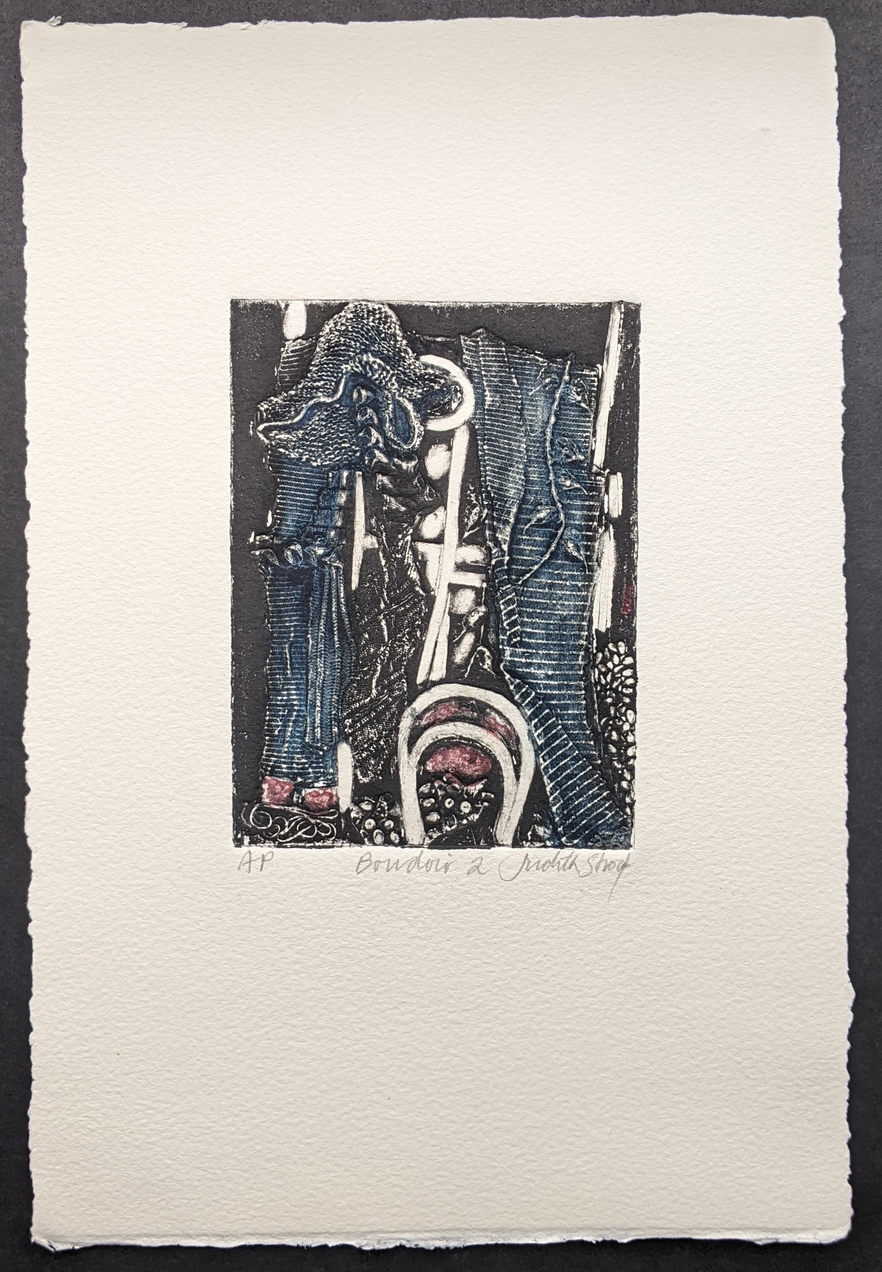 Judith Stroud | Boudoir AP | Collagraph | 13x9 | £35