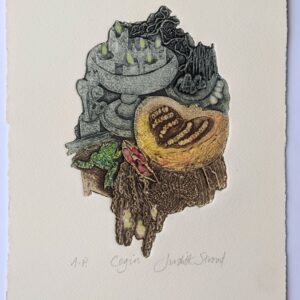 Judith Stroud | Cegin AP | Collagraph | 17x11cms | £30