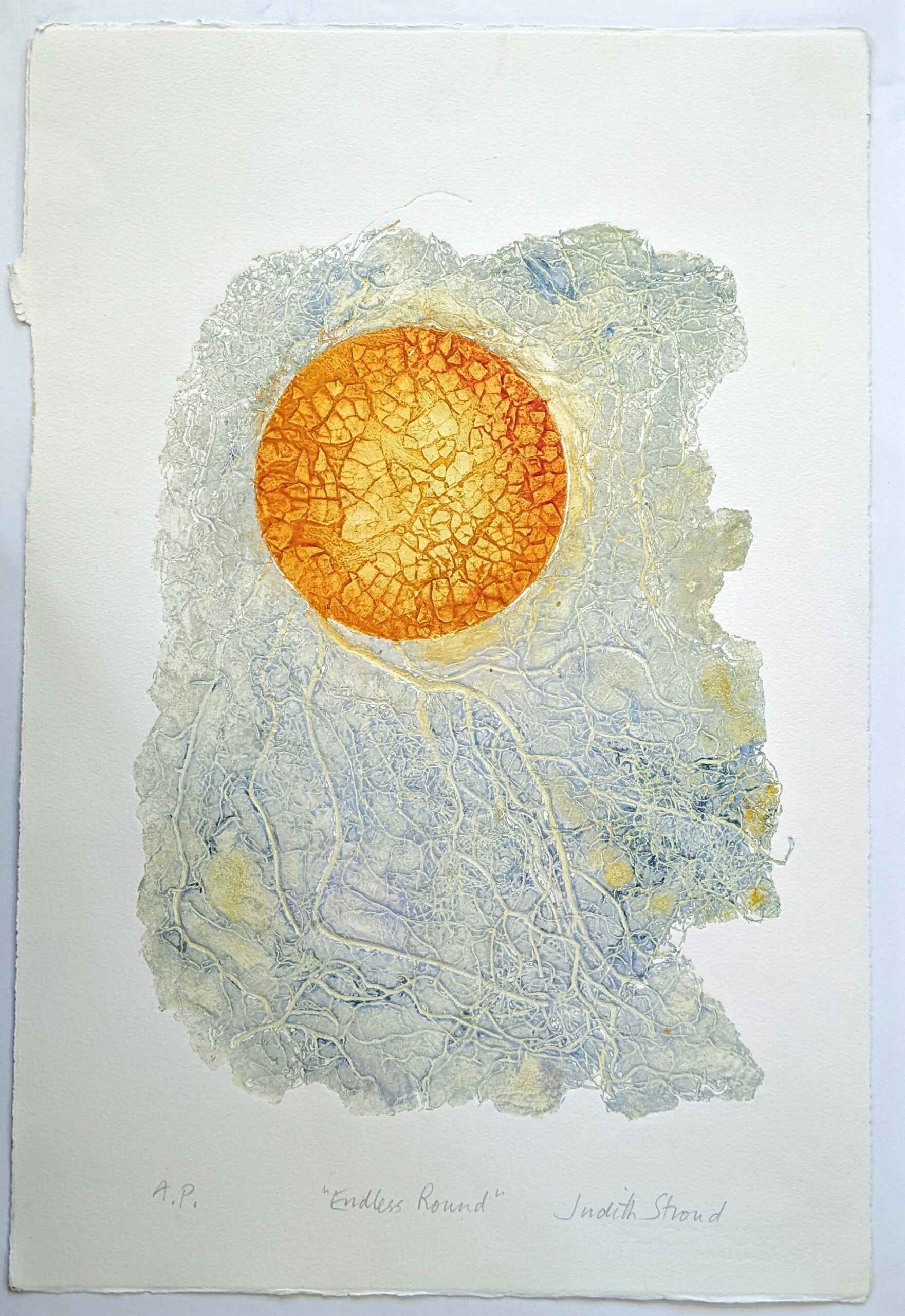 Judith Stroud | Endless Round | Collagraph | 40 x 30 cm | £95.00