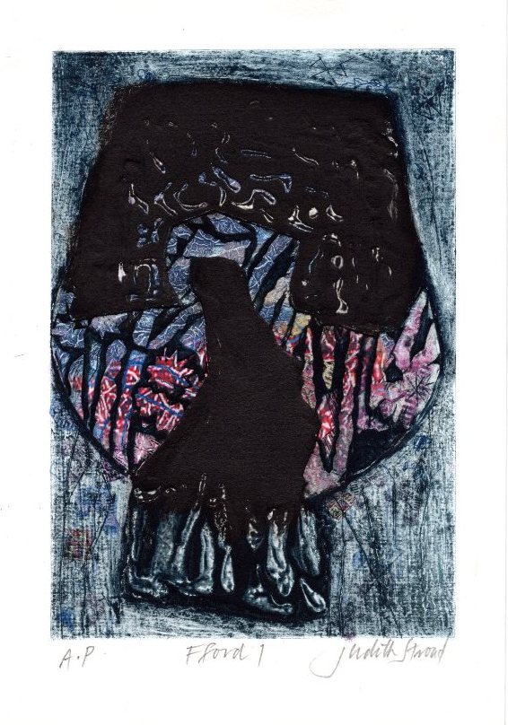Judith Stroud | Ffordd 1 AP | Collagraph | 24 x 15cm | £50