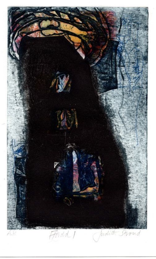 Judith Stroud | Ffordd 1 AP | Collagraph | 24 x 15cm | £50