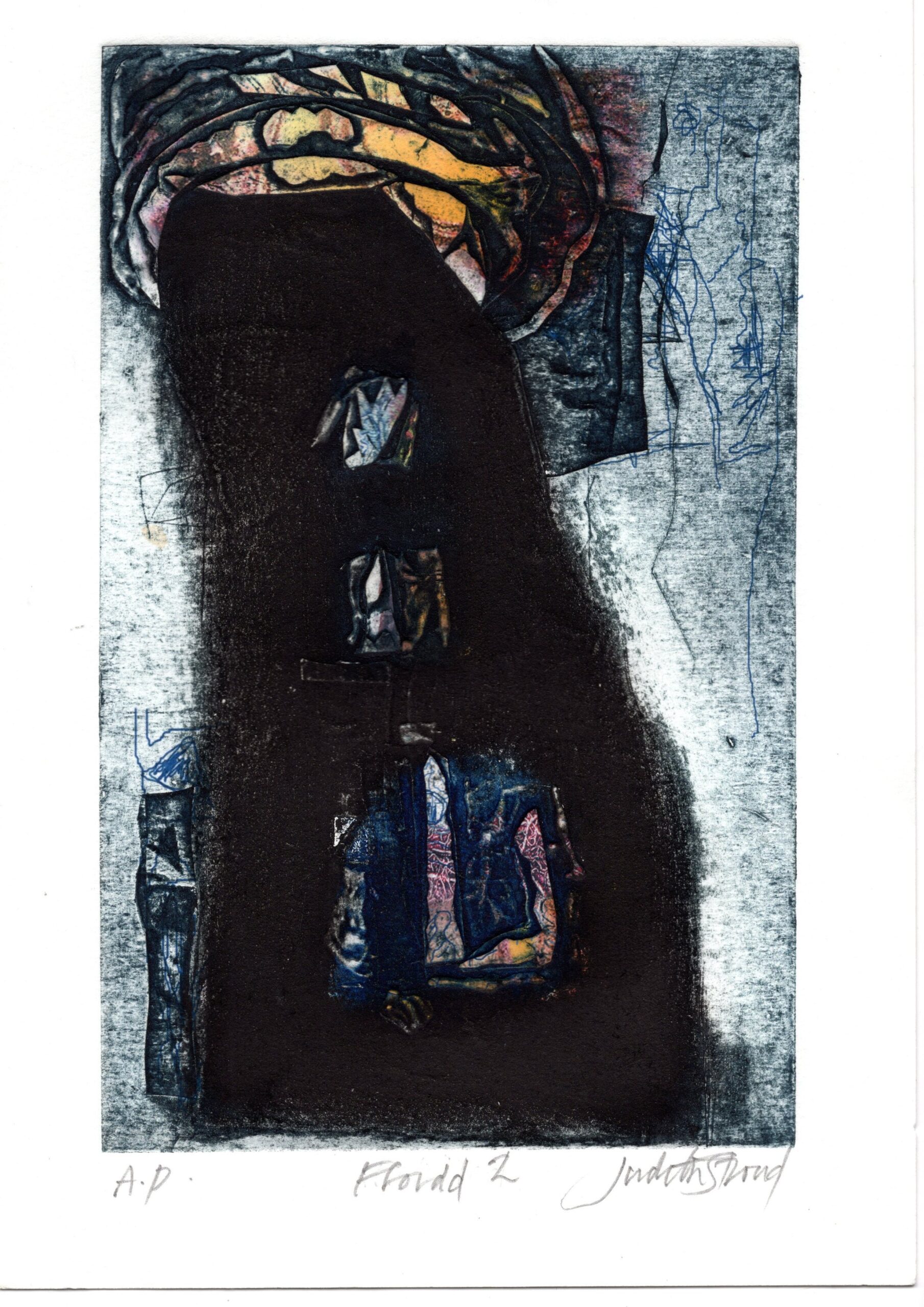 Judith Stroud | Ffordd 1 AP | Collagraph | 24 x 15cm | £50 - Image 2