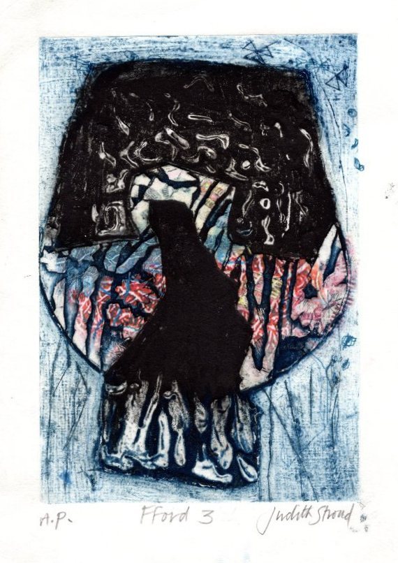 Judith Stroud | Ffordd 1 AP | Collagraph | 24 x 15cm | £50 - Image 3