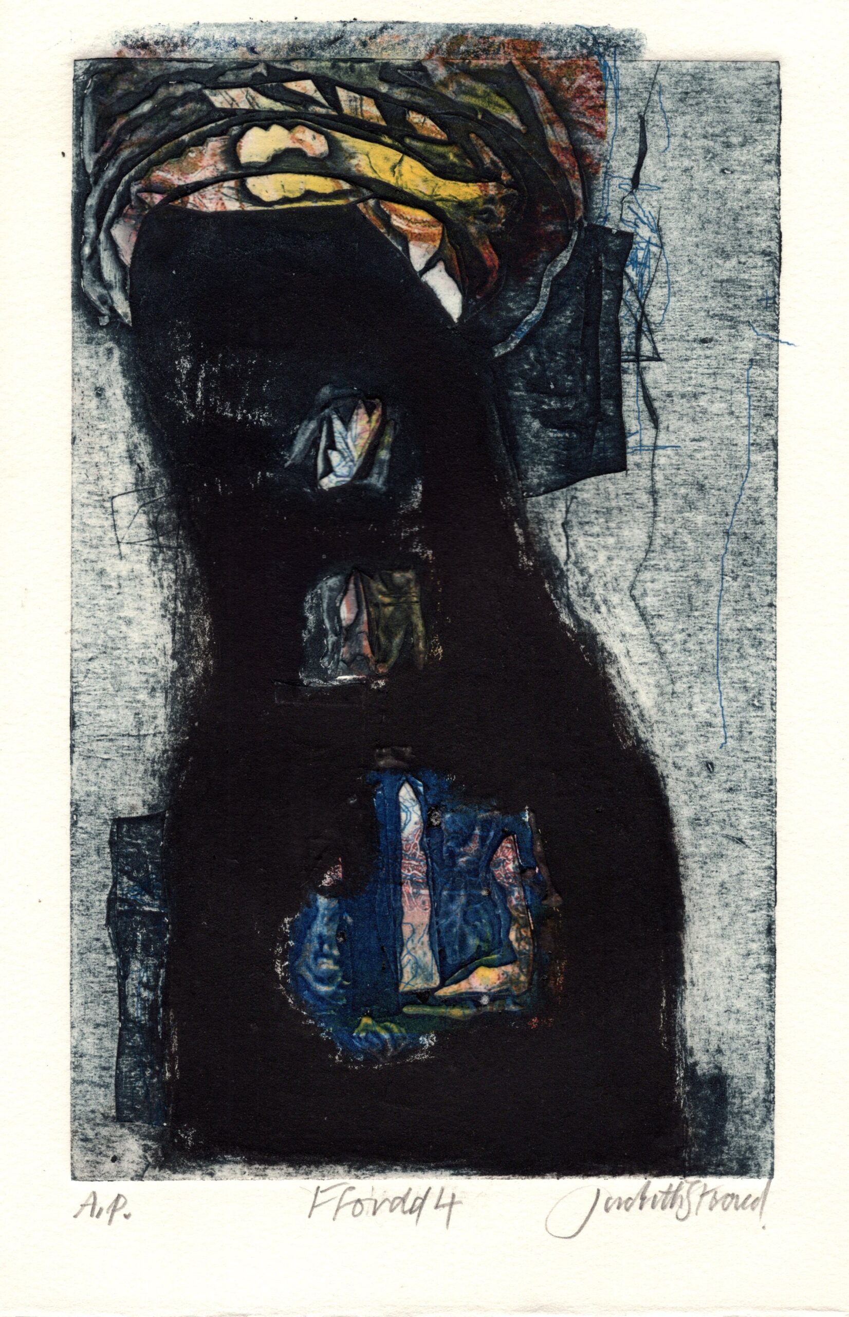 Judith Stroud | Ffordd 1 AP | Collagraph | 24 x 15cm | £50 - Image 4