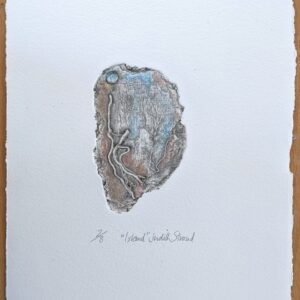 Judith Stroud | Island 2/8 | Collagraph | 7x12cm | £20