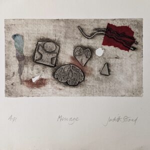 Judith Stroud | Message AP | Collagraph | 38 x 30 cm | £70
