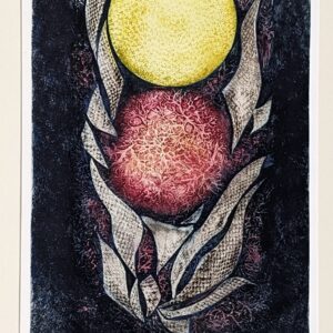 Judith Stroud | Night Flowering | Collagraph | 50 x 32 cm