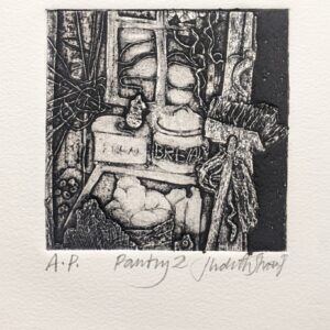 Judith Stroud | Pantry 2 AP | Collagraph | 11x11cm | £30