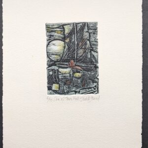Judith Stroud | Son of Townhall 6 /10  | Collagraph | 10x7cms | £30