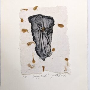 Judith Stroud | Spring Bud 1 | Collagraph | 28 x 16 cm | £45.00