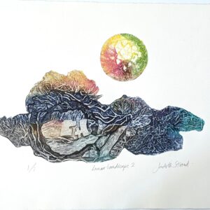 Judith Stroud | Lunar Landscape | Collagraph | 37 x 25 cm | £80.00