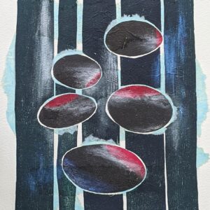 Judith Stroud | Quintet | Collagraph | 34 x 27 cm | £55.00