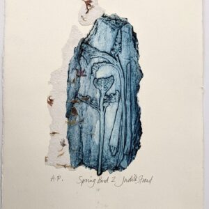 Judith Stroud | Spring Bud 2 | Collagraph | 25 x 16 cm | £45.00