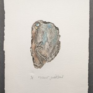 Judith Stroud | Island 1/8  | Collagraph | 10x6cm | £20