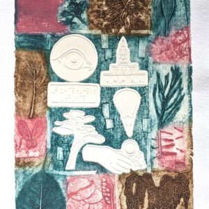 Judith Stroud | Box of Tricks 1 AP[iii] | Collagraph | 37x22 cm | £90