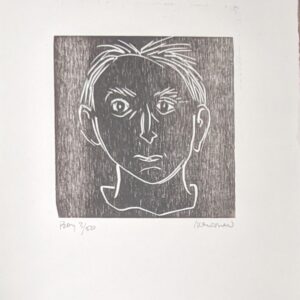 Robert Macdonald | Boy 3/50 | Woodcut | 14 x14cm | £15