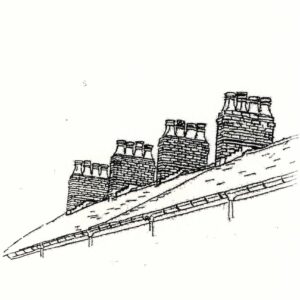 Viv Collis | Hafod Chimneys*| Screenprint | 30.00