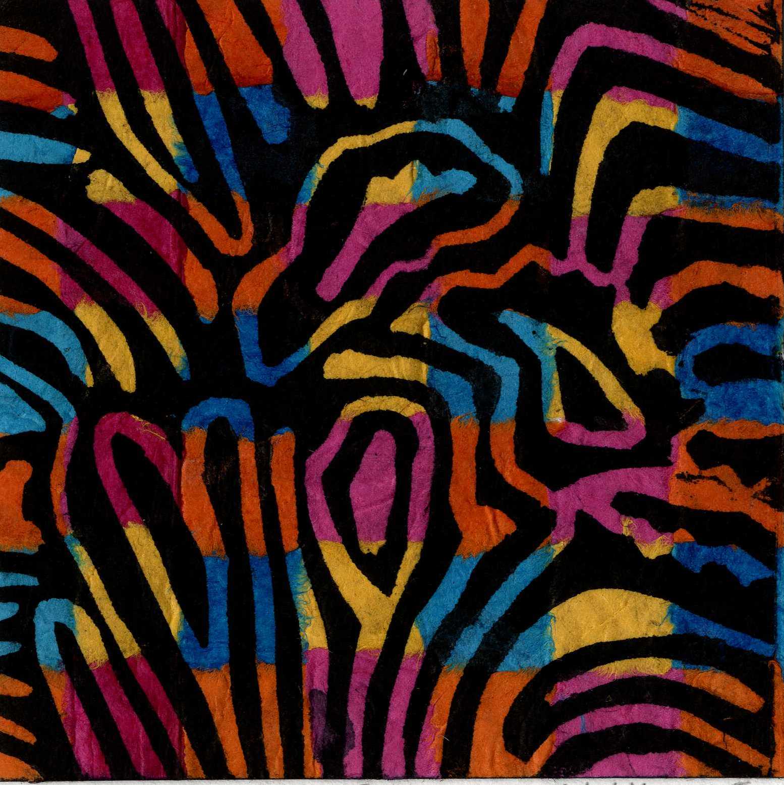 Yvonne Hills | Joyful | Collagraph with Chine Colle | 33.00