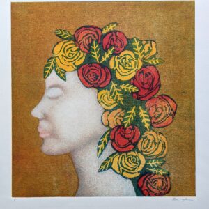 Alan Williams 1/1 AP for 'Rose' Untitled Mixed media 43x38cm