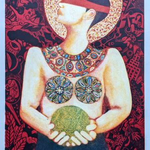 Alan Williams 1/1 Natural linocut 60x45cm
