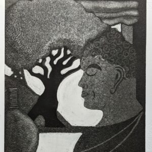 Alan Williams 1/1 Untitled Monoprint 40x33cm