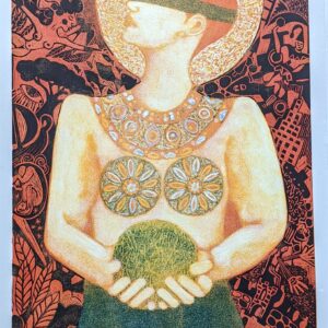 Alan Williams A/P 1/1 Untitled linocut 60x45cm