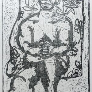 Alan Williams A/P woodcut 48x40cm