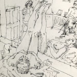Patti McKenna Inverted 1 22x30cms Ink on paper £60