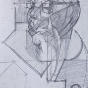 Rossco 12 29x42 cm pencil on card £75