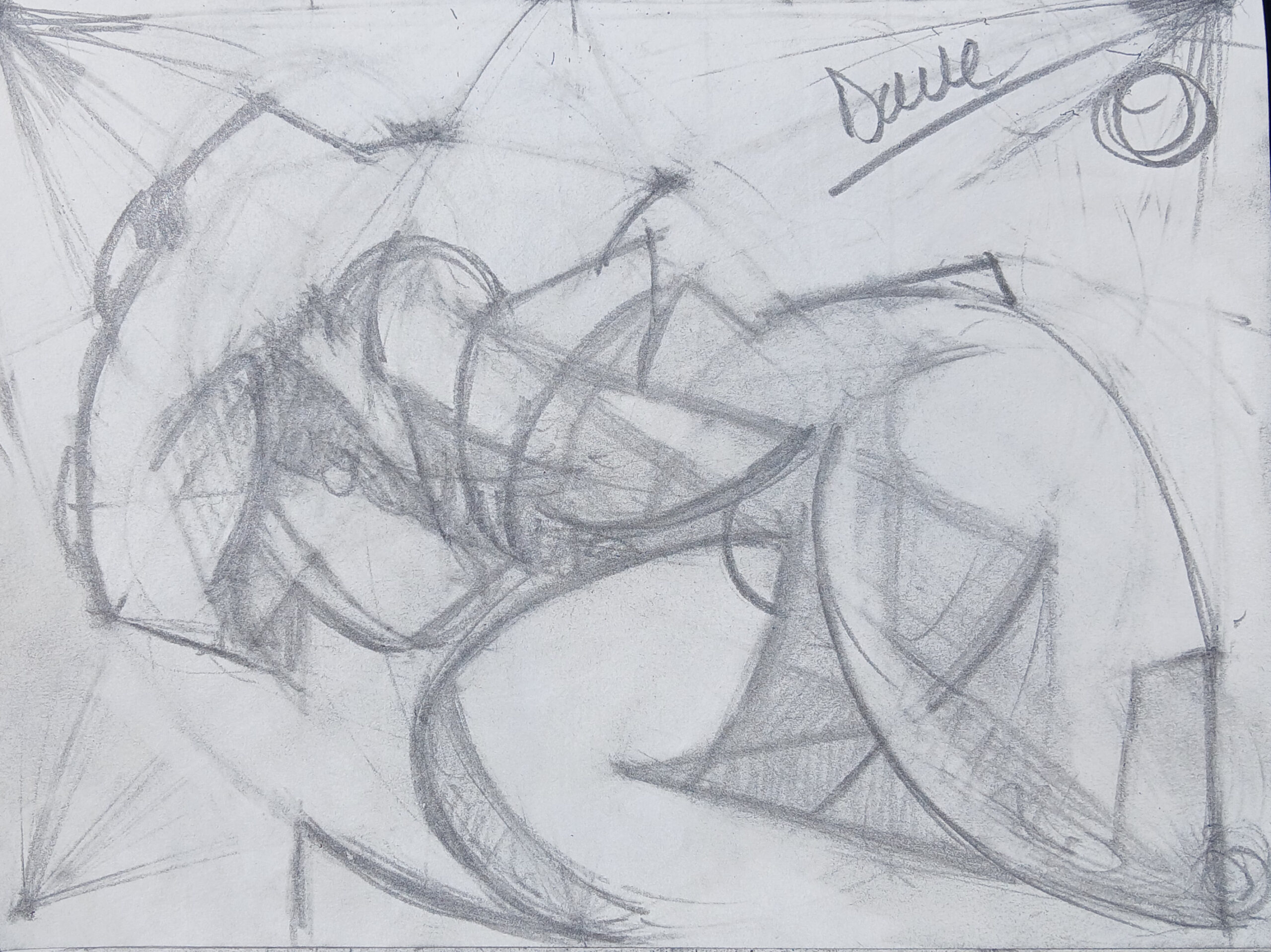 Rossco Dave 21.5 x 28cm pencil on card £75